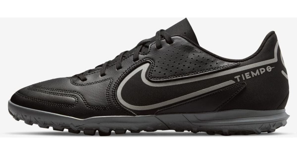Nike Synthetic Tiempo Legend 9 Club Tf Turf Soccer Shoe in Black for Men |  Lyst