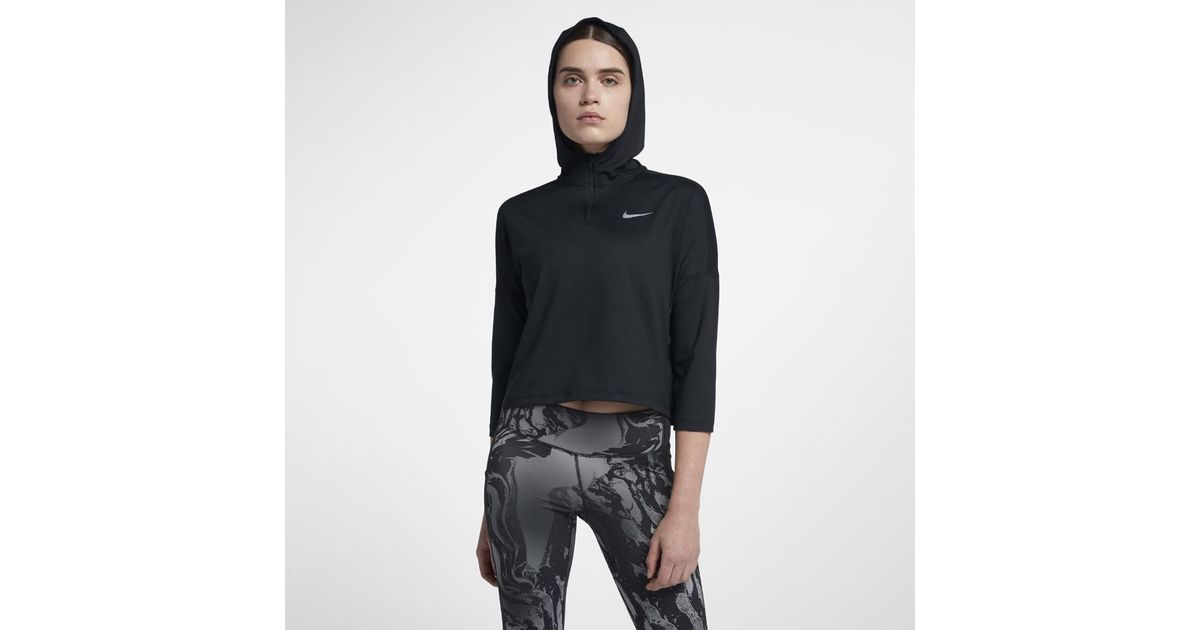 nike element running hoodie