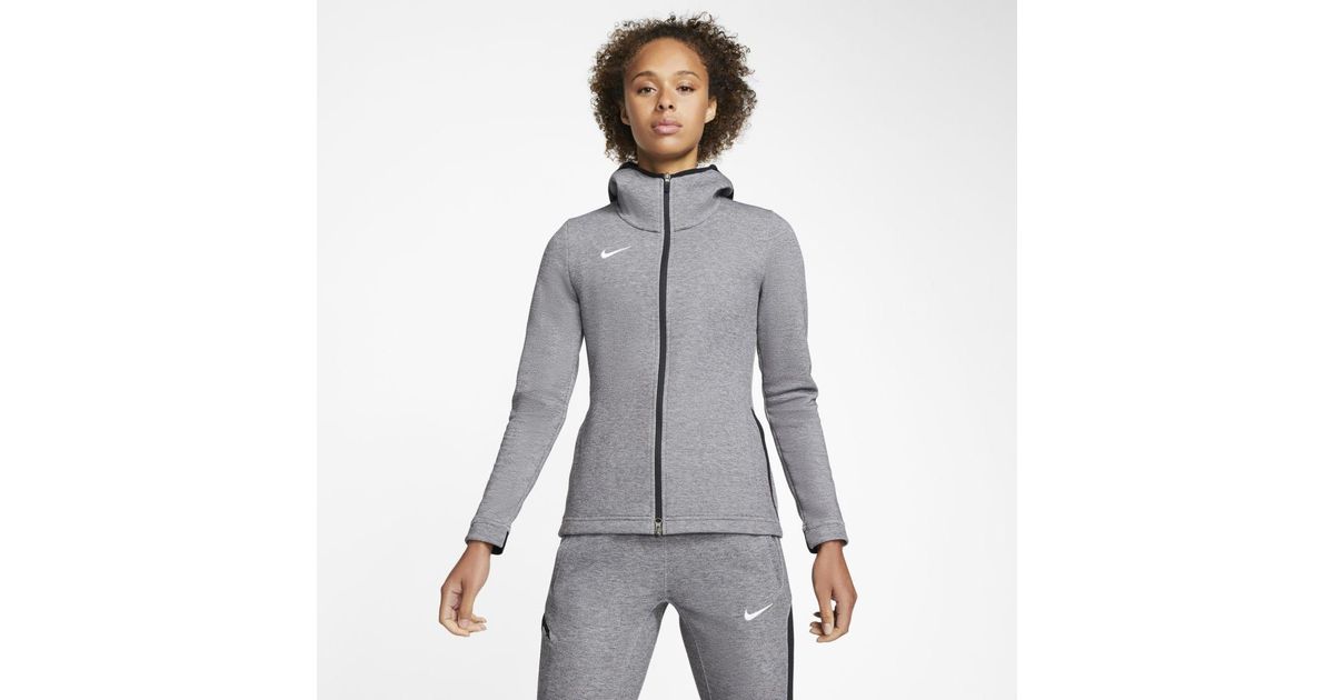 Nike Fleece Dri-fit Showtime Full-zip Basketball Hoodie (stock) in Grey ...