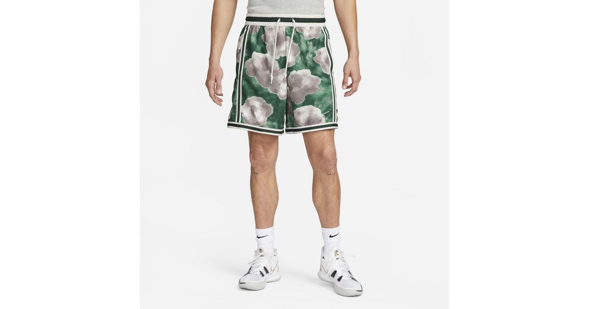 Nike Dna+ Floral Basketball Shorts In Green, for Men Lyst