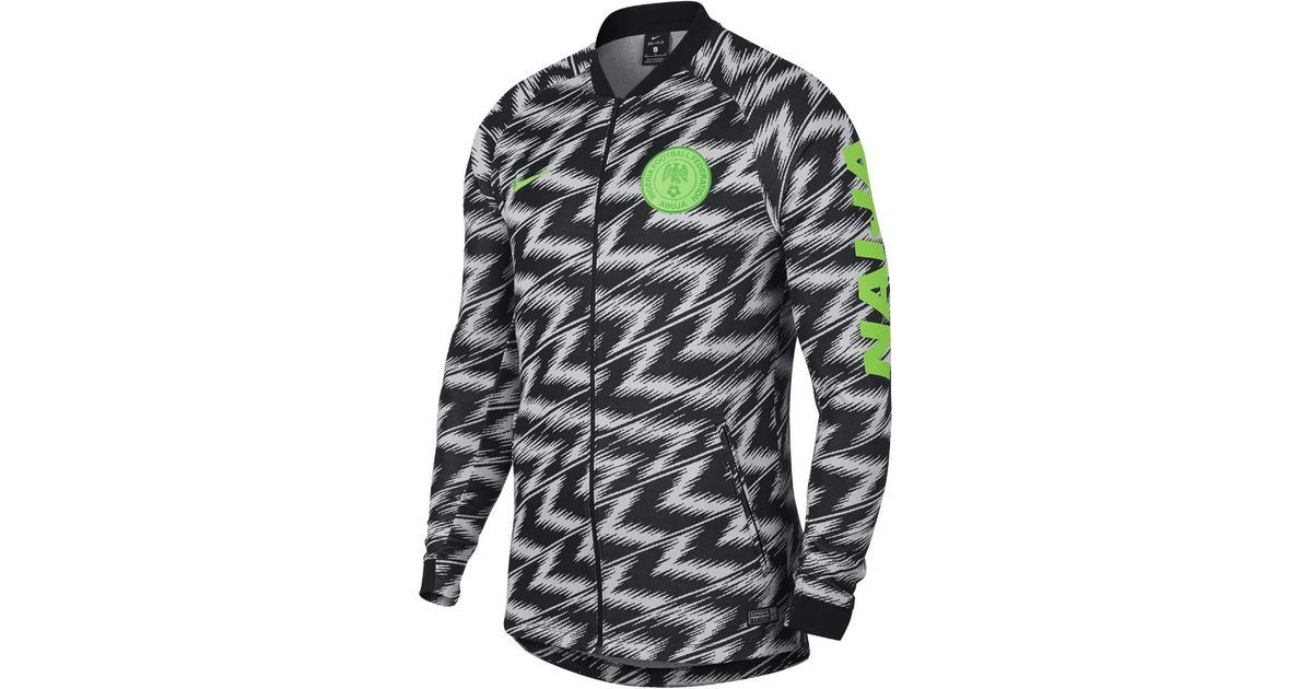 Nike Nigeria Anthem Men's Soccer Jacket in Green for Men | Lyst