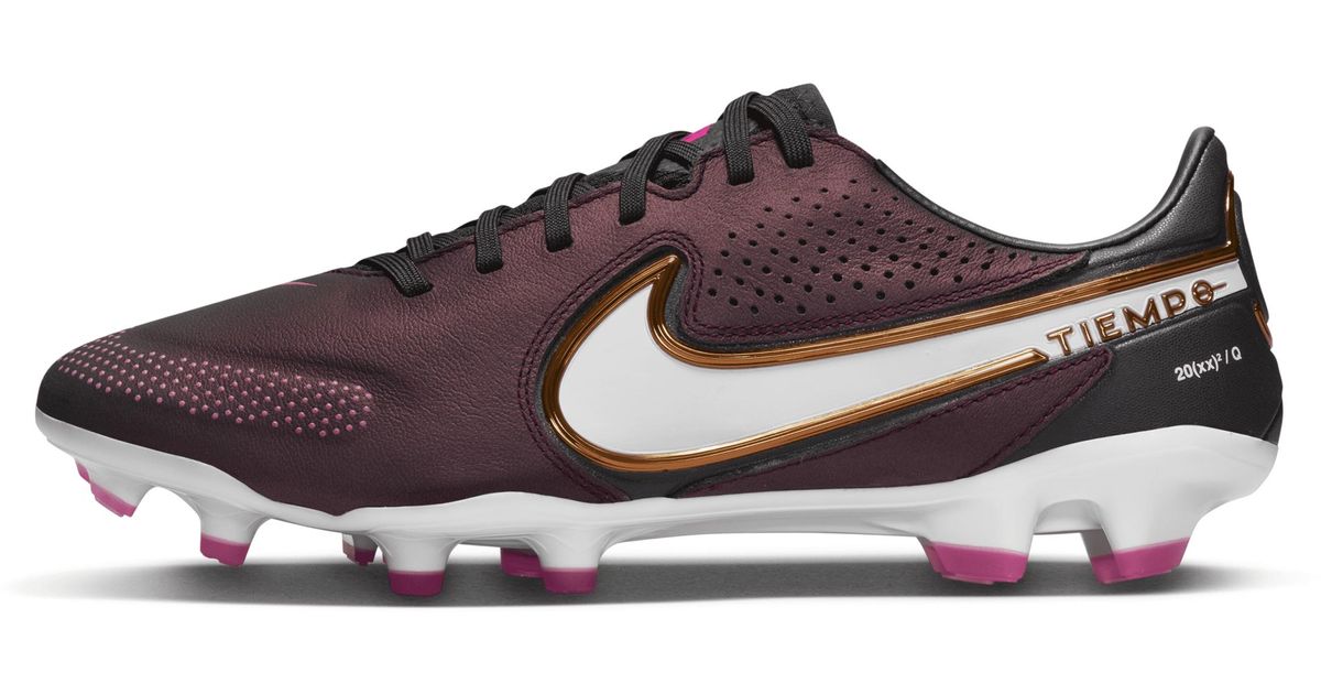 purple nike cleats