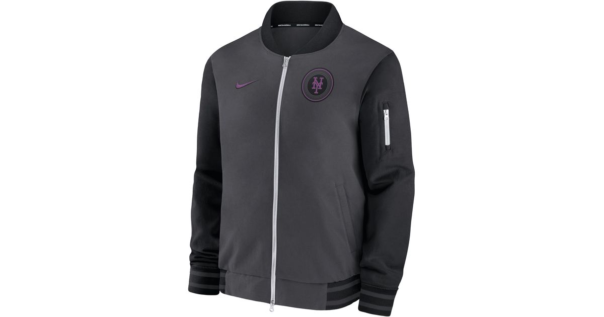 Nike Mets ジャケット 新品タグ付き mens-nike-royal-new-york-mets-