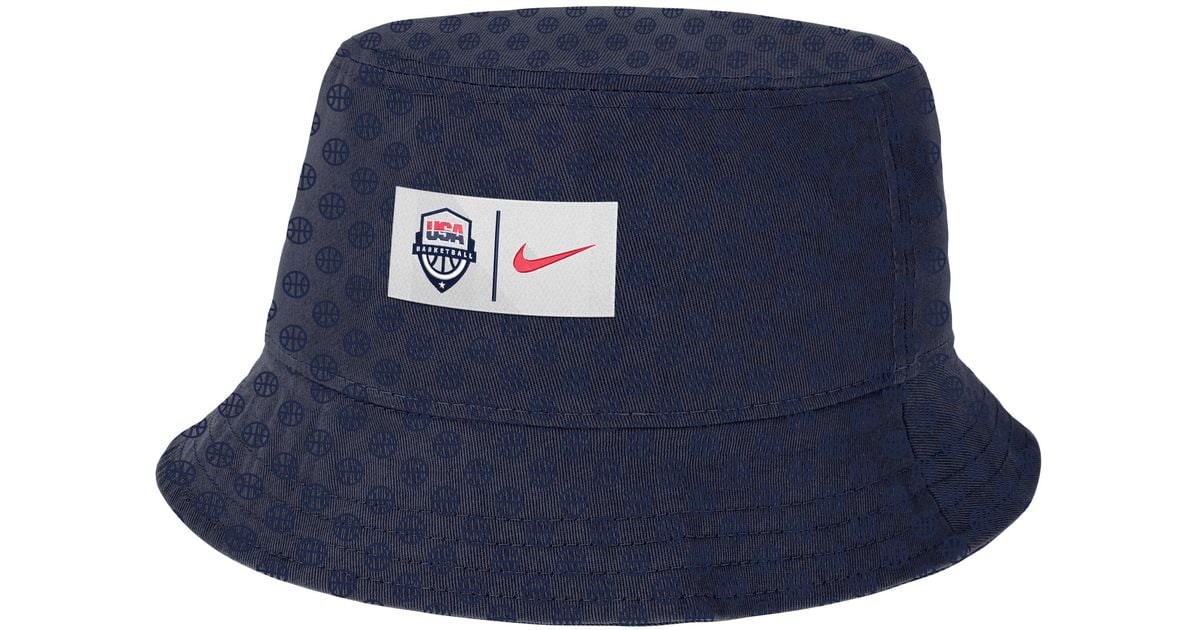 Nike Usa Apex Basketball Reversible Bucket Hat in Blue Lyst