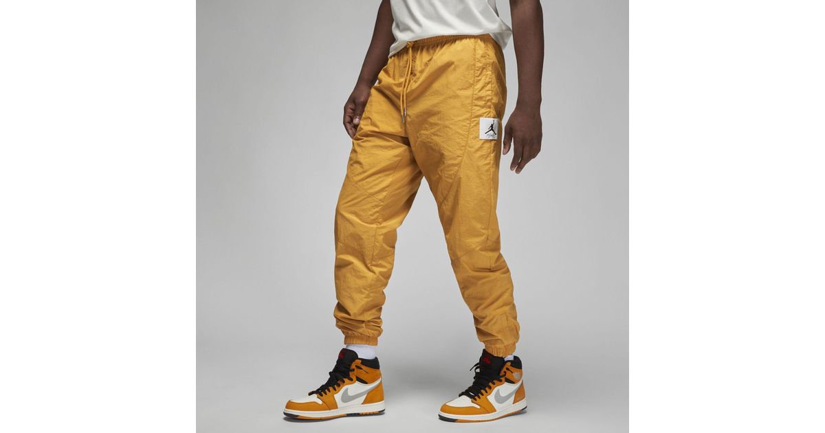 Nike Synthetic Jordan Essential Statement Warm Up Pants in Yellow for ...
