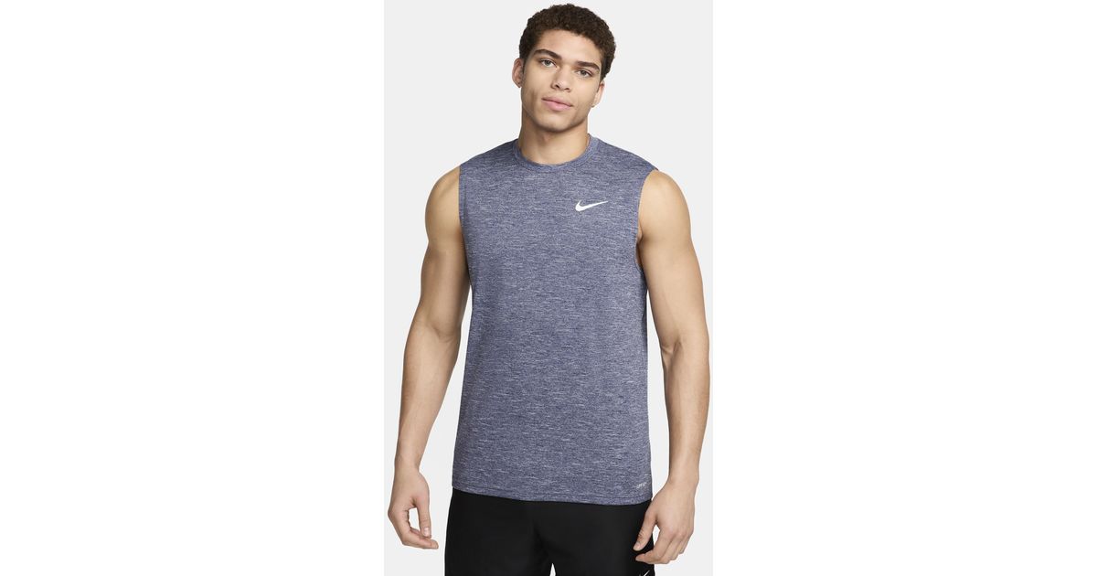 Nike heather top sleeveless hydroguard