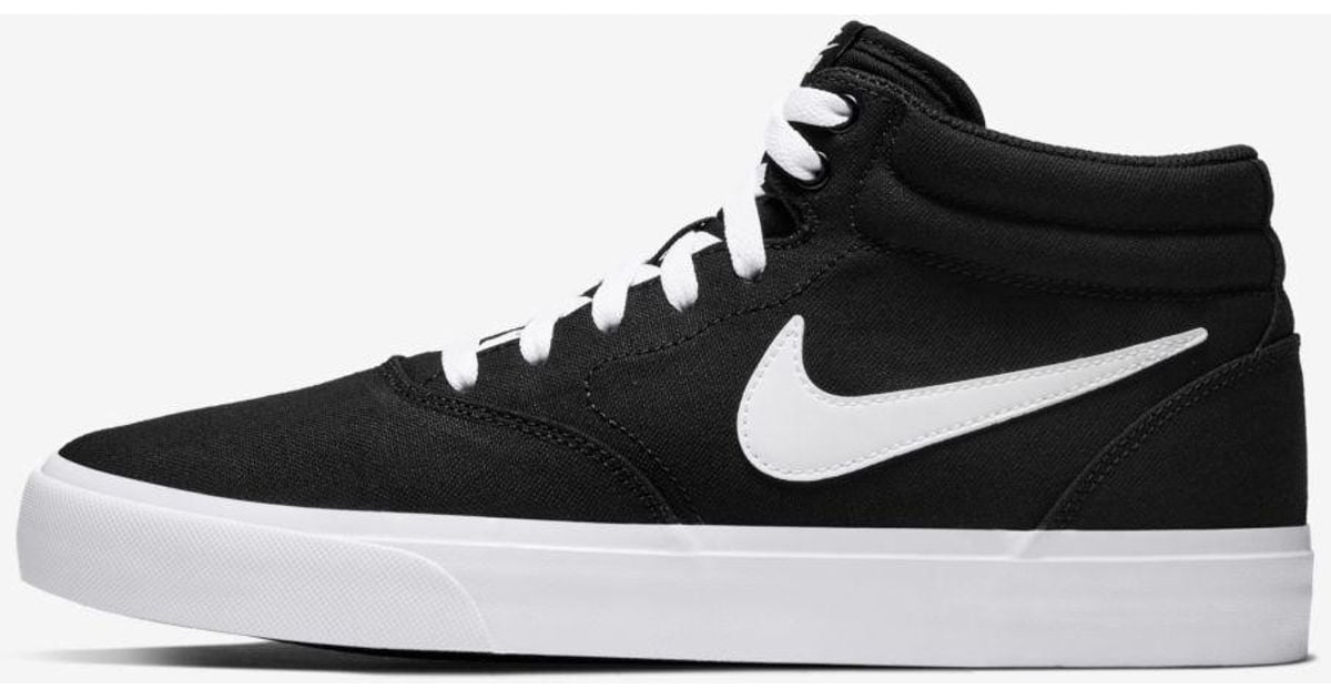 nike sb charge mid canvas trainers mens