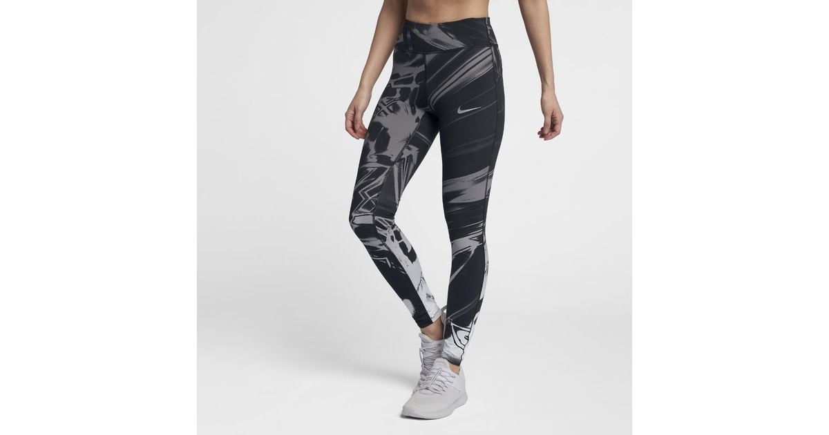 nike epic lux printed running tights