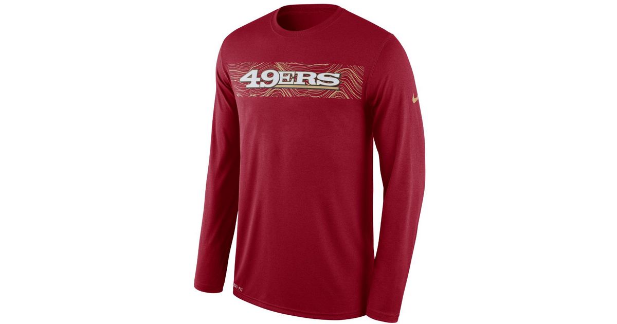 49ers dri fit shirt