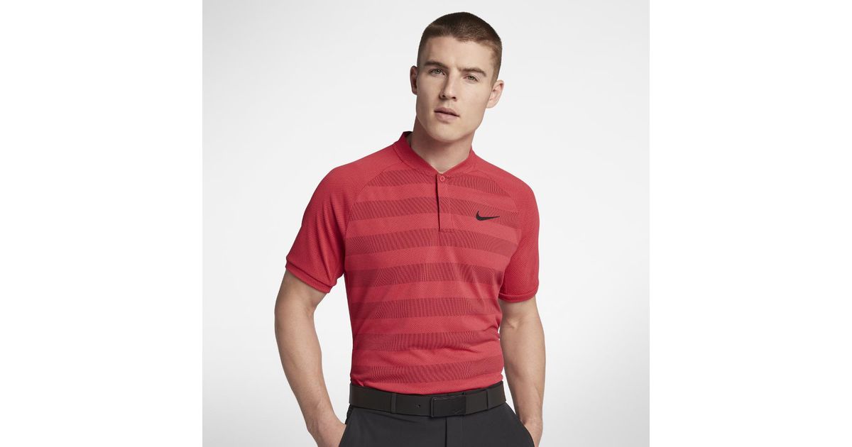 Nike Zonal Cooling Momentum Men's Slim Fit Golf Polo Shirt in Red for Men |  Lyst