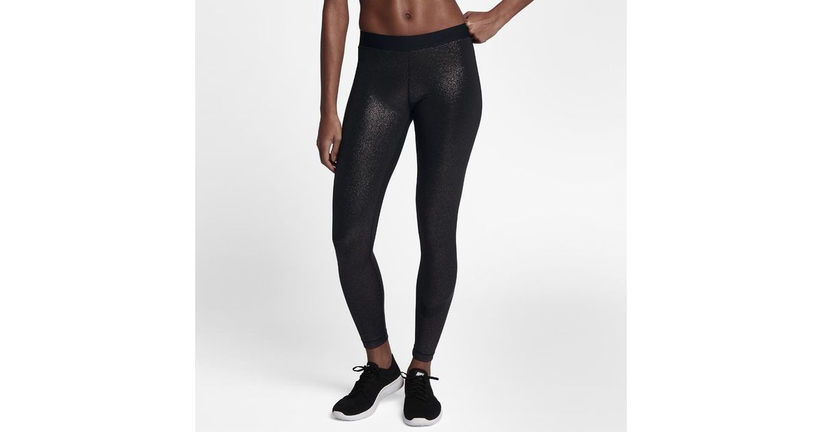 nike tights glitter