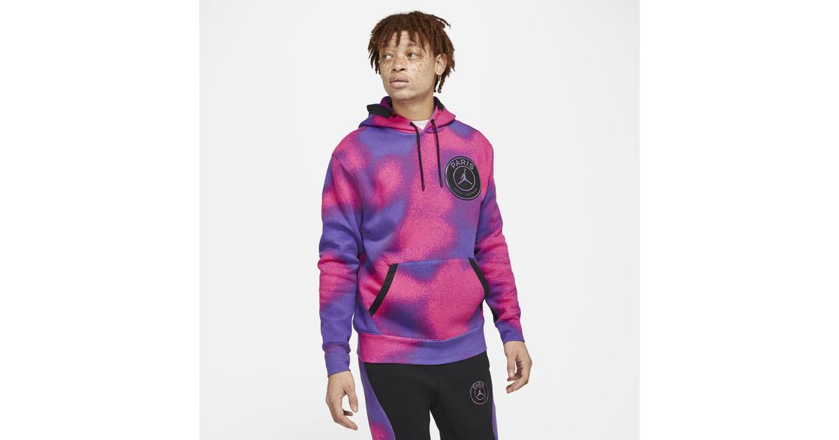 Jordan PSG AOP Fleece Hoodie Psychic Purple/Hyper Pink/Black SPECTRUM |  lupon.gov.ph