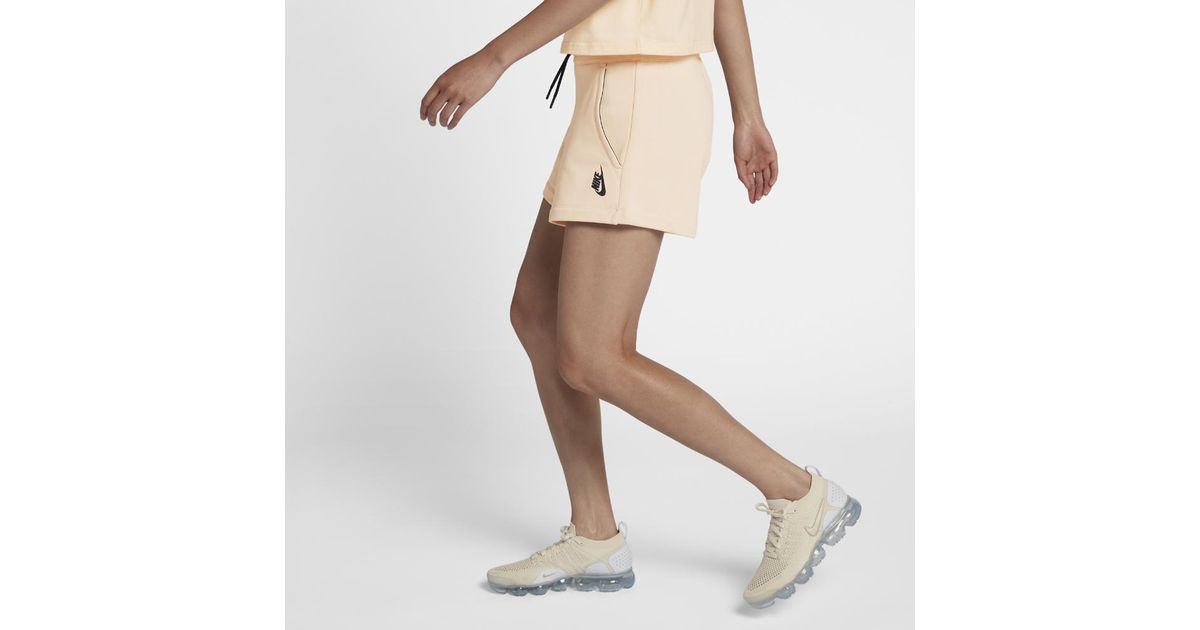 nike fleece shorts for women