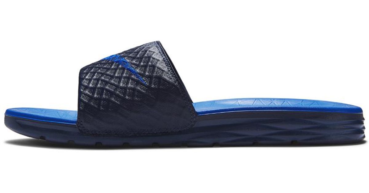 nike benassi blue