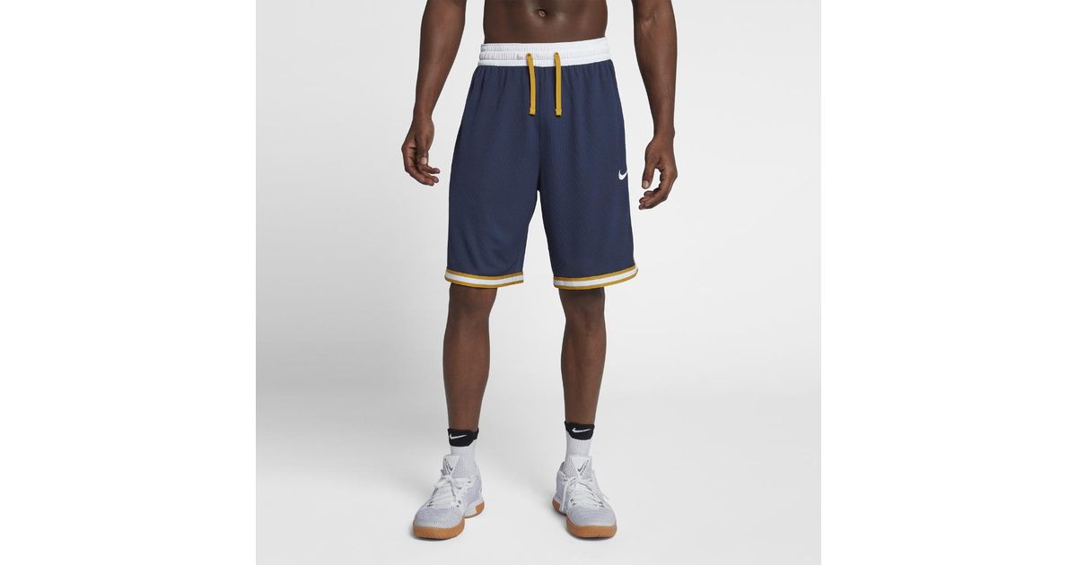 navy nike basketball shorts