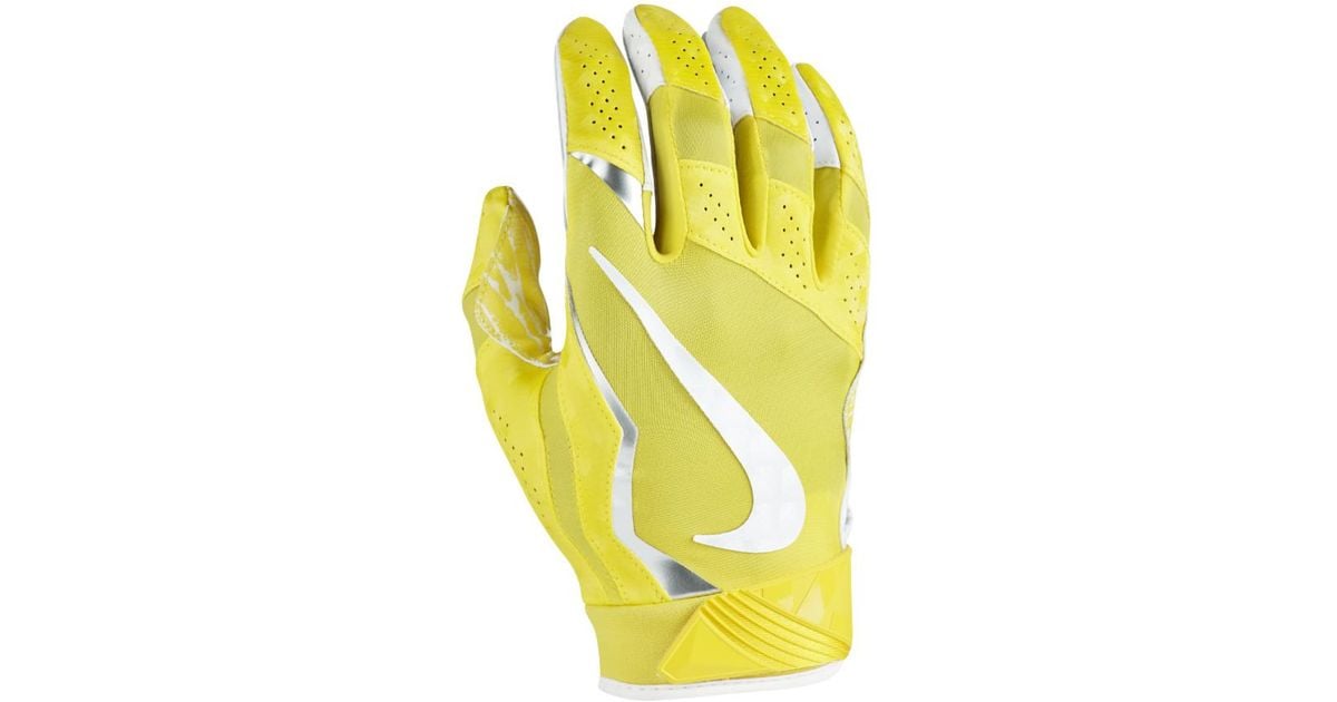 Nike Synthetic Vapor Jet 4 Men's Football Gloves in Yellow for Men - Lyst