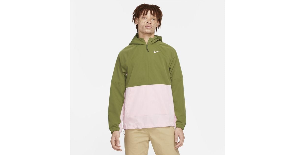 Nike Repel Golf Anorak in Green for | Lyst