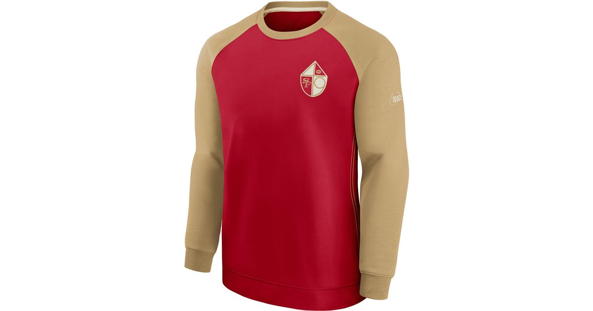 Nike Dri-fit Historic (nfl San Francisco 49ers) Crew In Red, for Men | Lyst