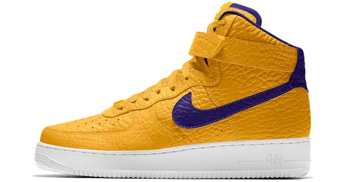 yellow high top air force 1