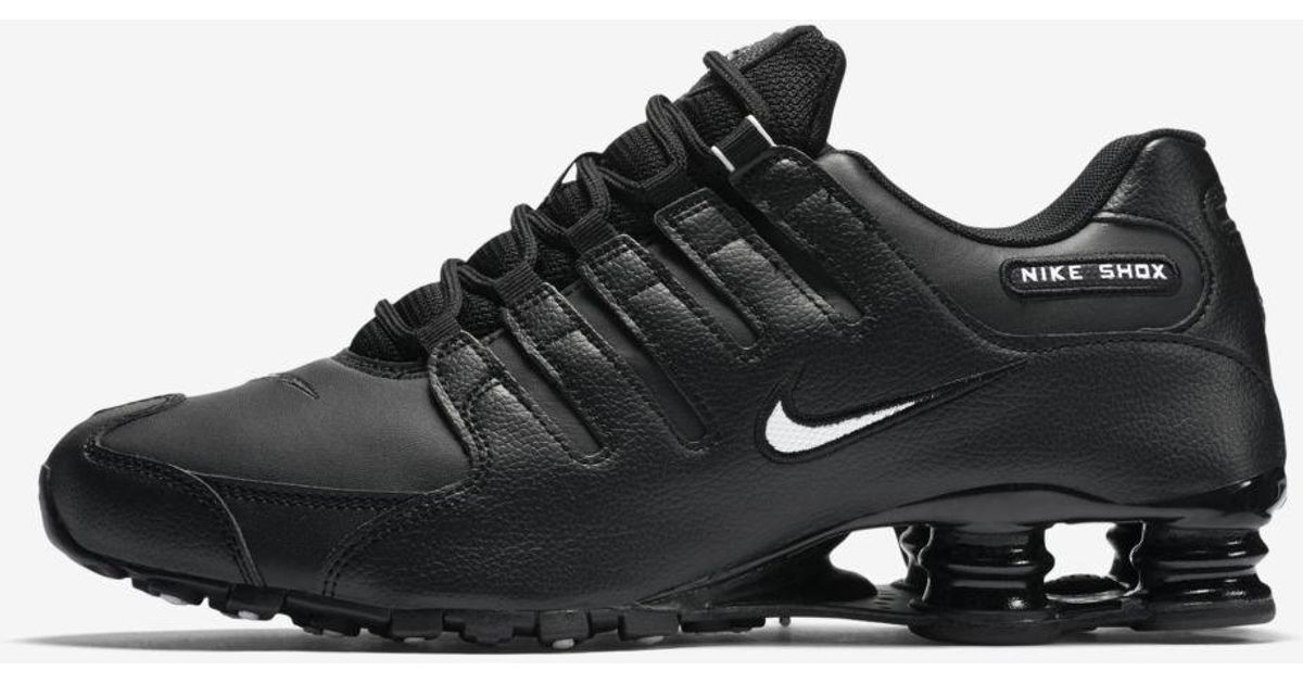 Nike Synthetic Shox Nz Eu in Black,White (Black) for Men - Lyst