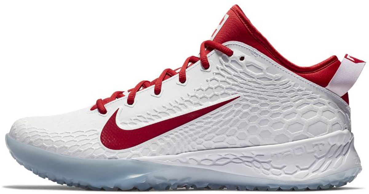 nike force zoom trout 5 turf red