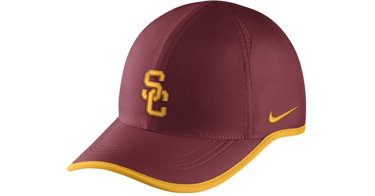 Nike College Aerobill Featherlight (usc) Adjustable Hat (red) - Clearance  Sale for Men - Lyst
