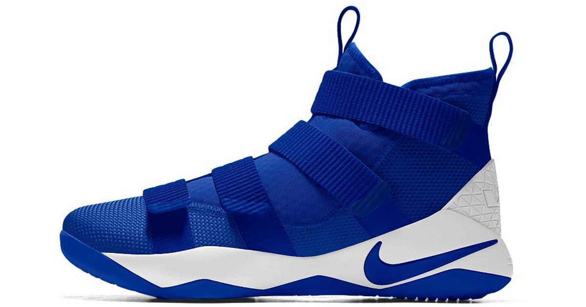 lebron shoes blue