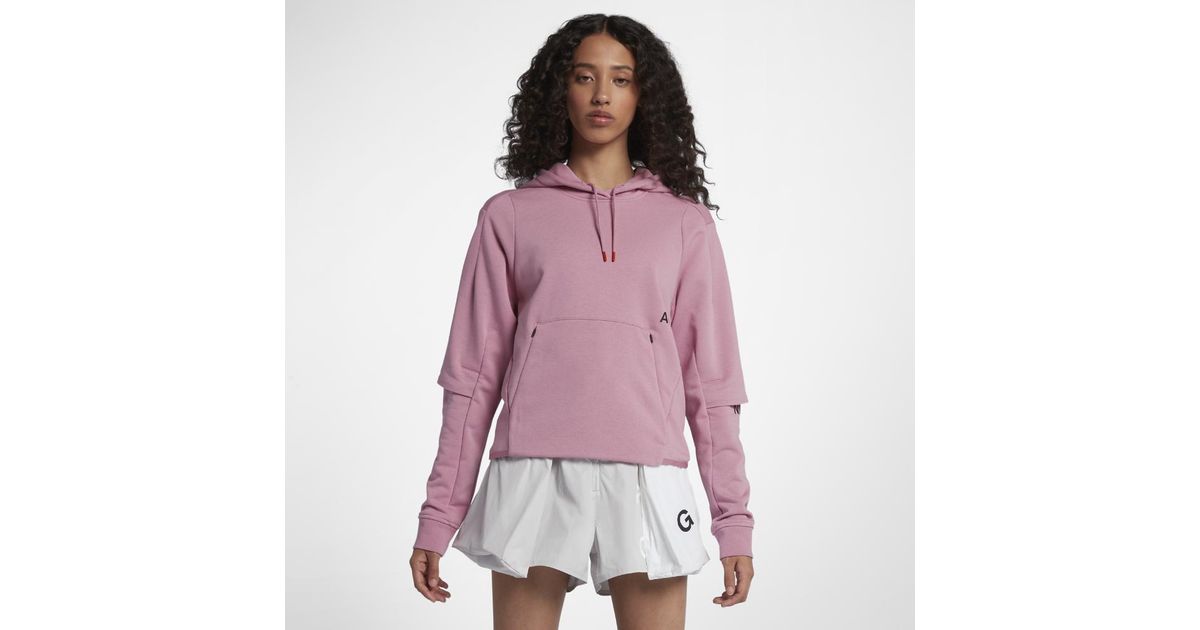 Nike Lab Acg Women's Pullover Hoodie in Pink | Lyst