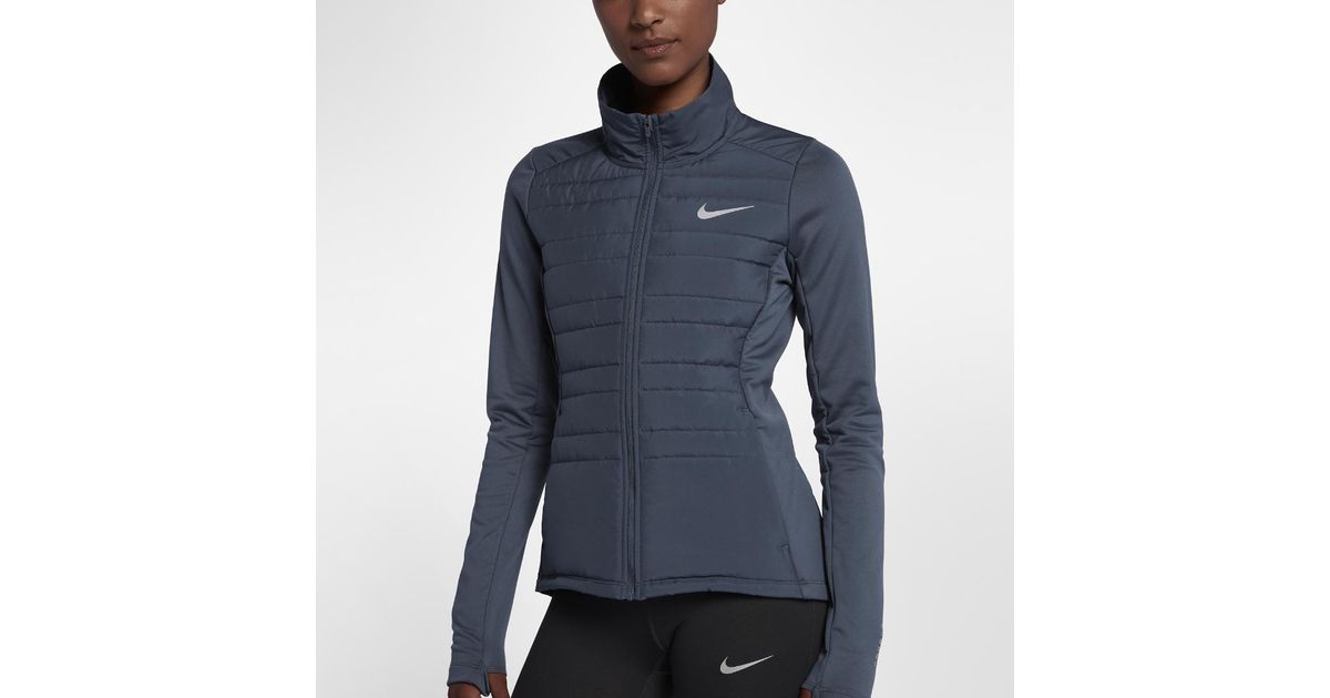 nike essential running jacket womens