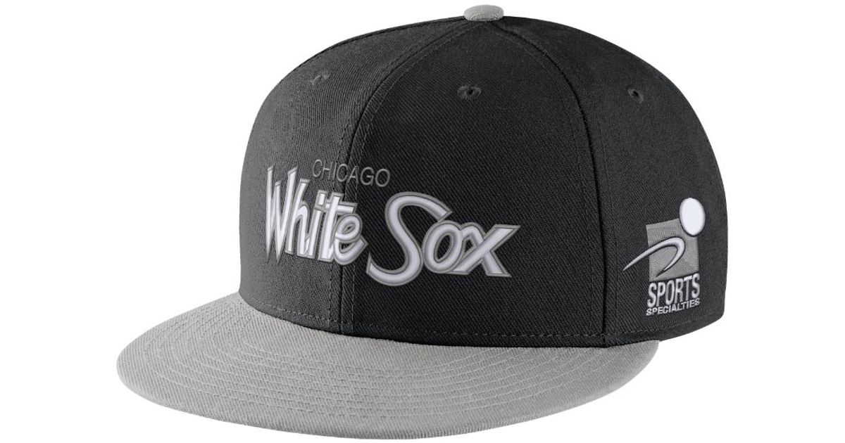 nike white sox hat