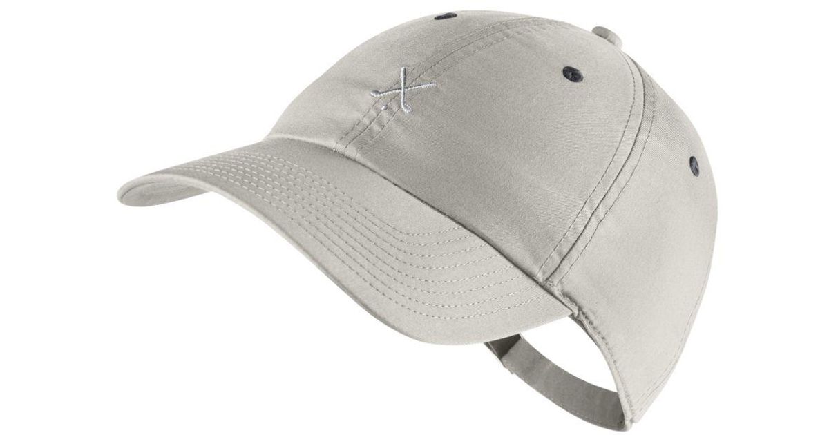 Nike Heritage 86 Adjustable Golf Hat in Light Bone (Gray) for Men | Lyst