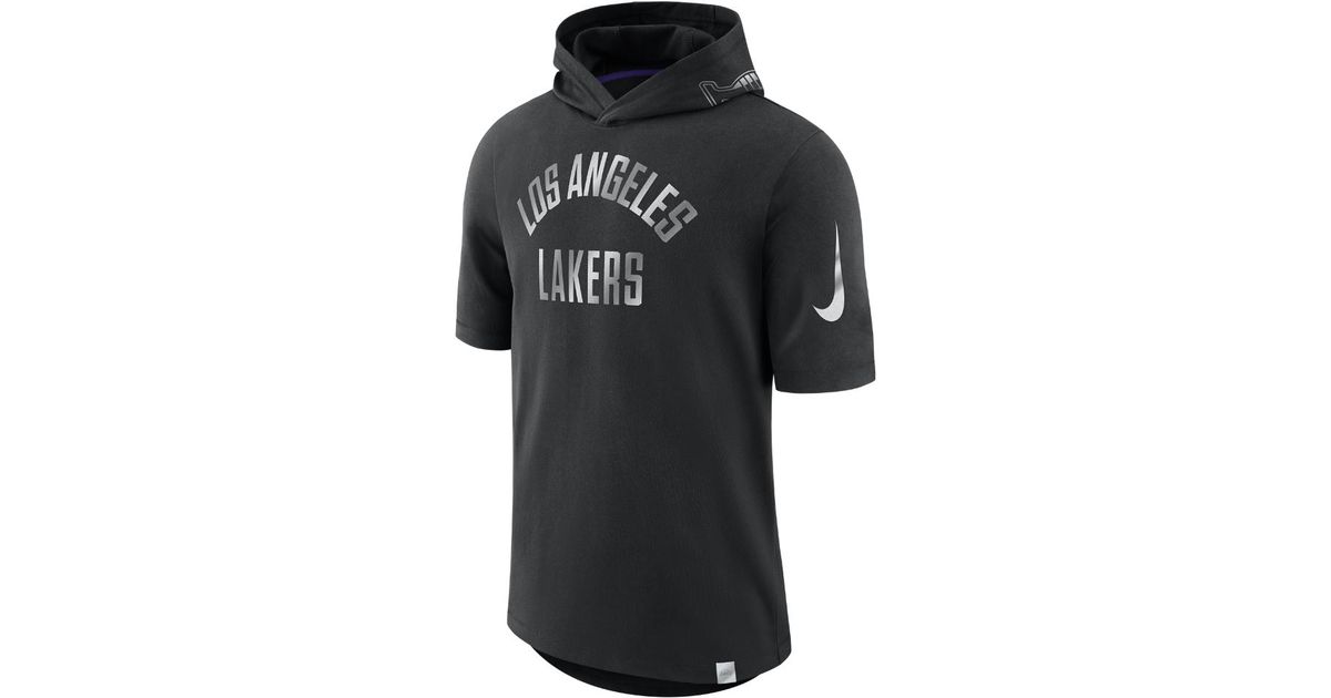 lakers hooded t shirt