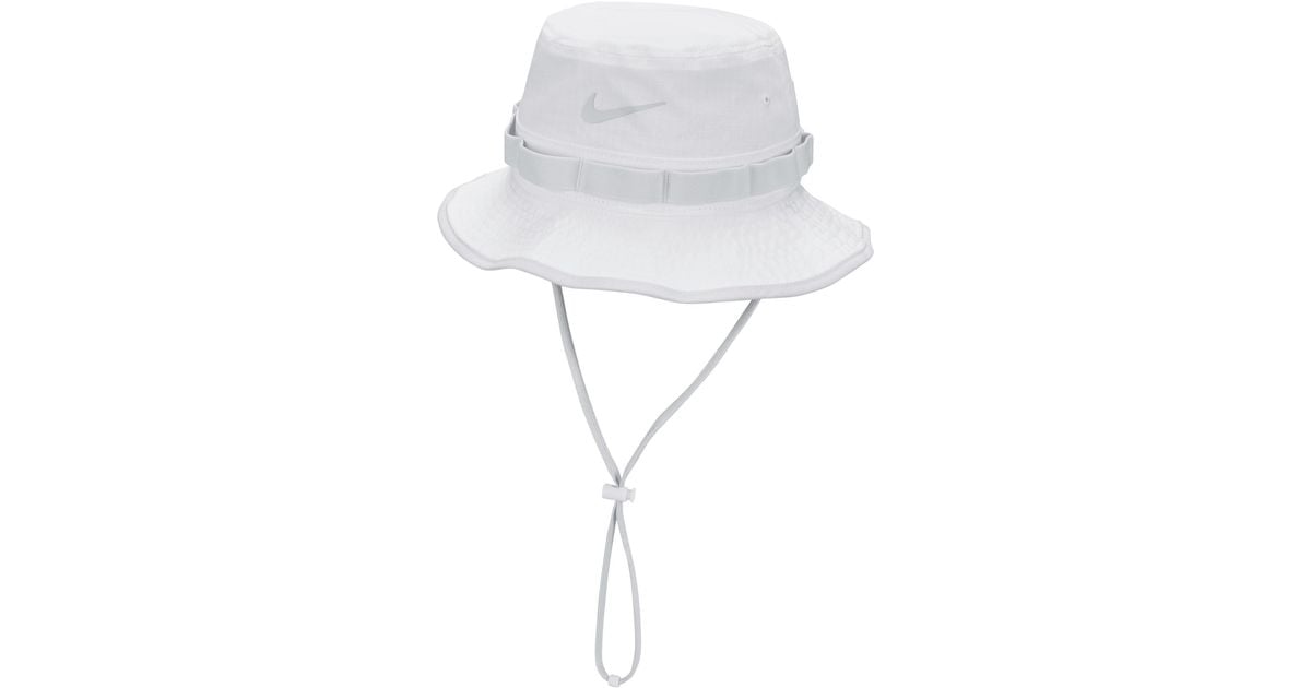 Nike Drifit Apex Bucket Hat in White Lyst