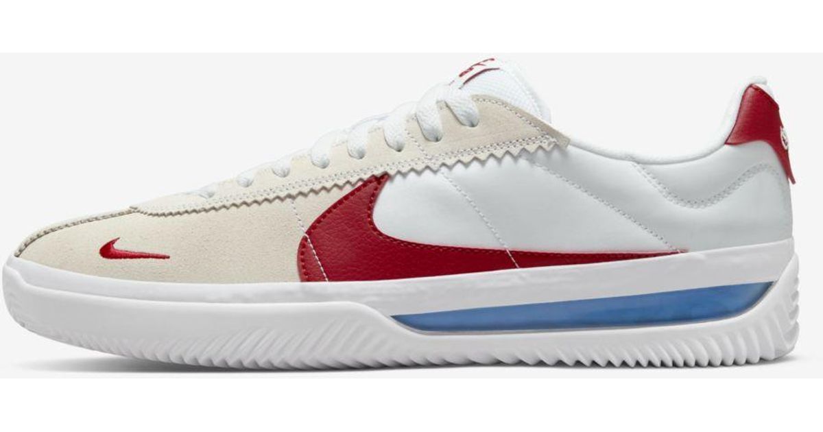 Nike Rubber Brsb Skate Shoes in White for Men Lyst