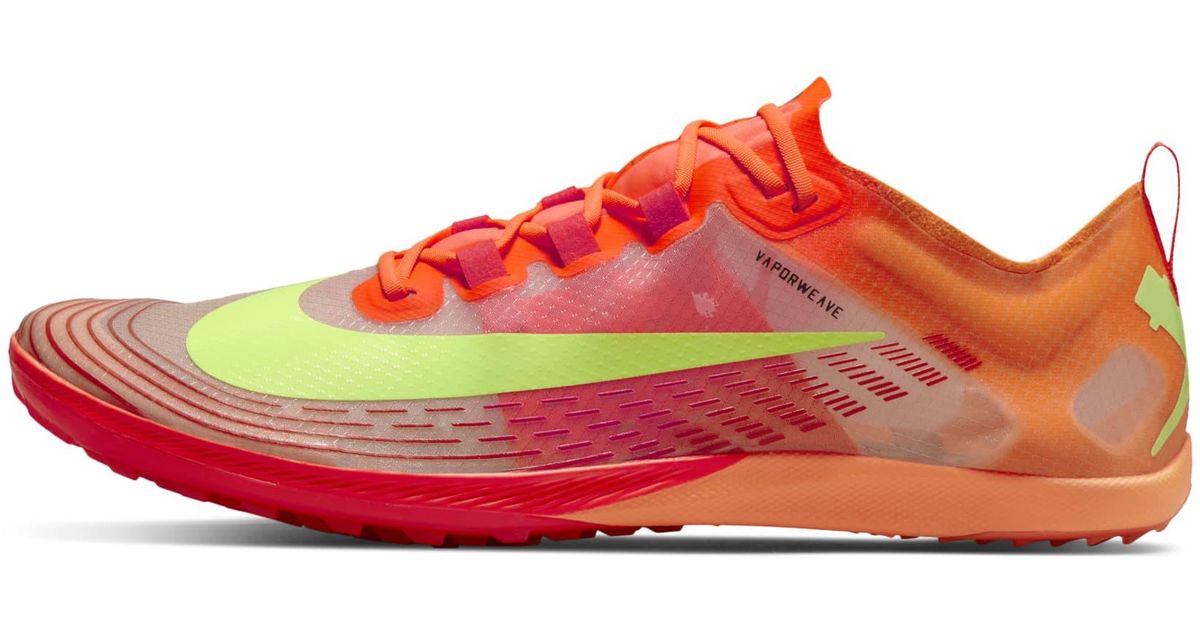 Nike Rubber Zoom Victory Waffle 5 Track & Field Distance Spikes in Red