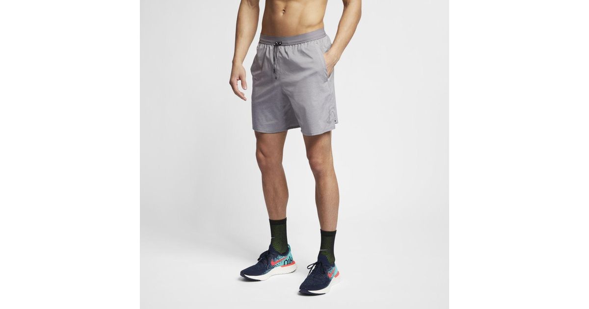 nike gray running shorts