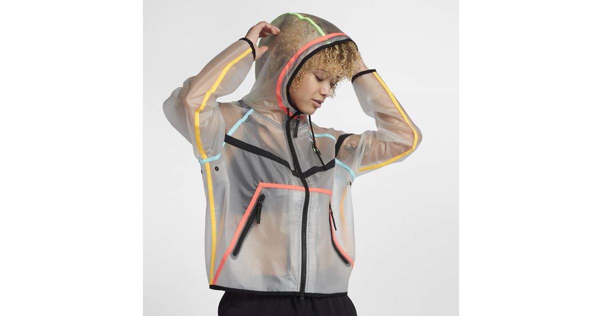 nike transparent windbreaker