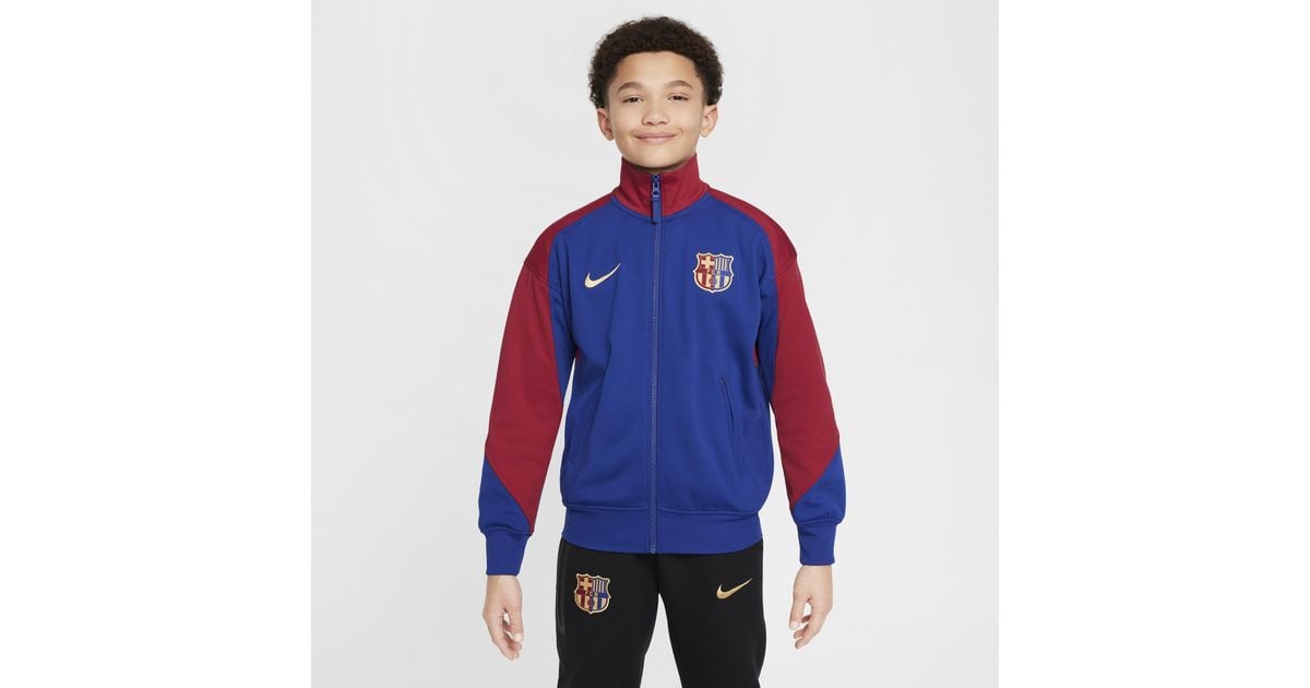 Nike F.C. Barcelona Academy Pro Home Older Kids Dri Fit Football Anthem Jacket in Blue Lyst UK