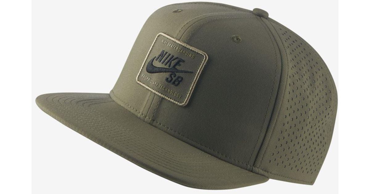 Nike Sb Aerobill Pro 2.0 Skate Hat in Green for Men | Lyst