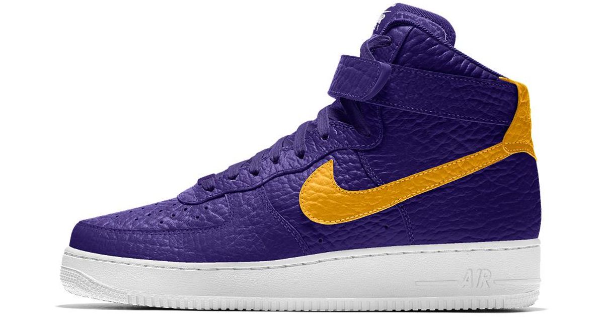 nike air force 1 high lakers