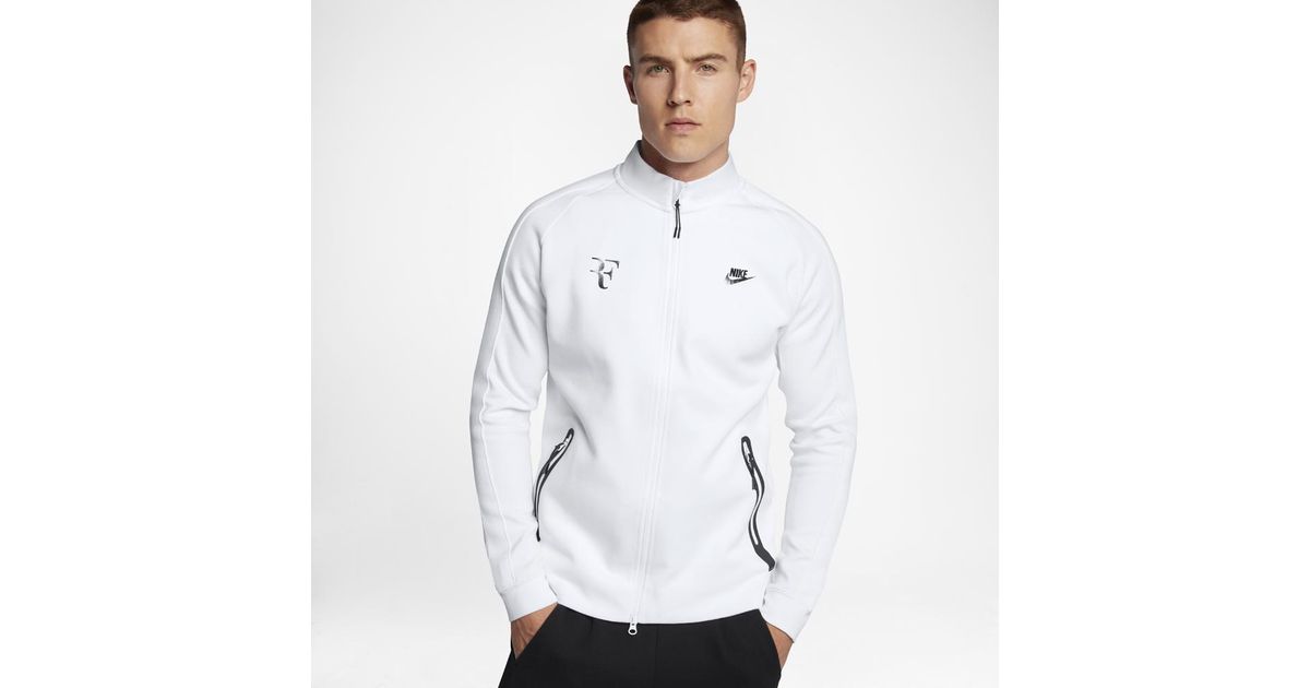 Nike Court Roger Federer Men's Tennis Jacket in White for Men | Lyst