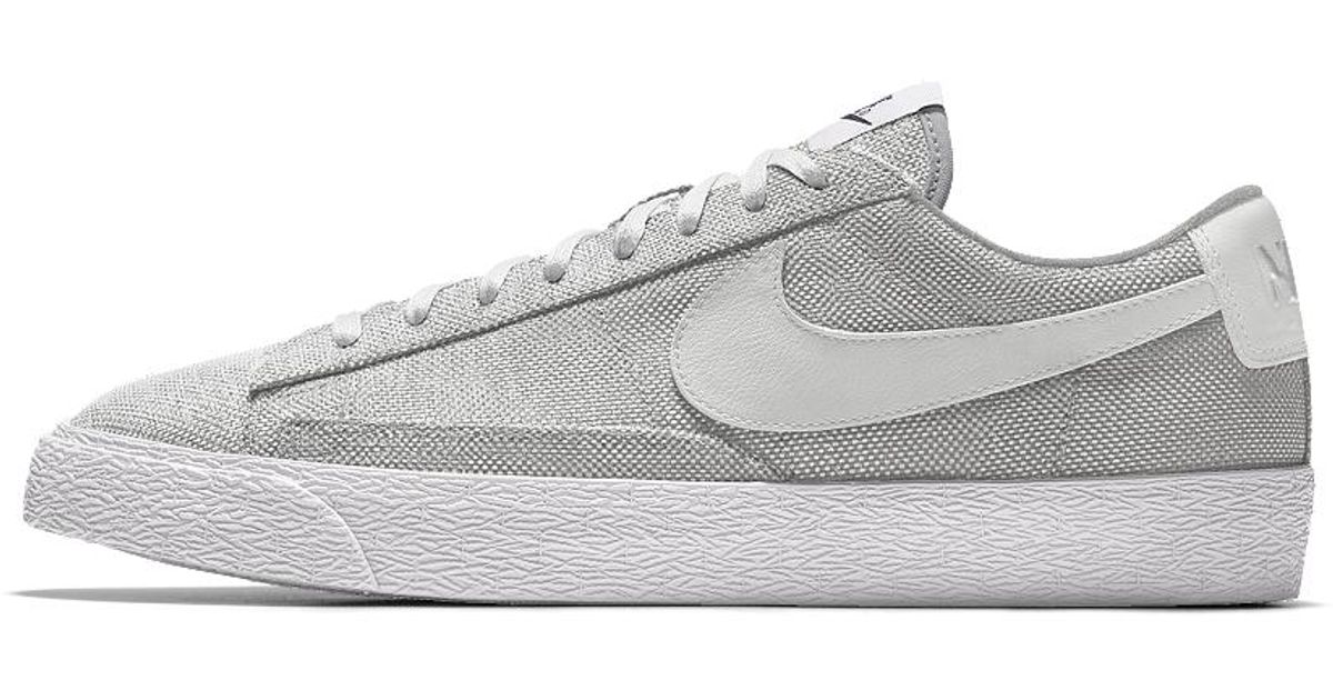 Nike Blazer Low Premium Id Men's Shoe in White for Men - Lyst