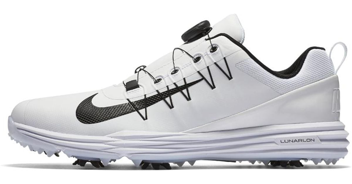 Nike Lunar Command 2 Boa Men's Golf Shoe in White for Men | Lyst