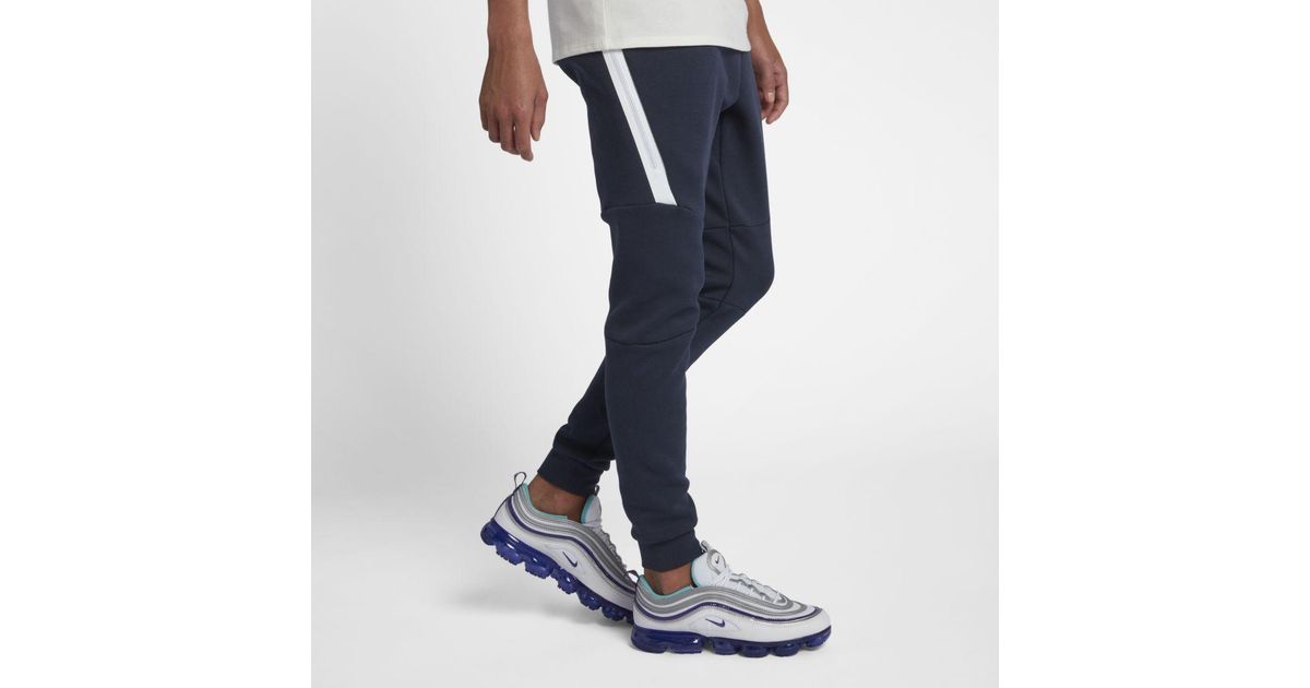 Nike Sportswear Tech Fleece Joggers in Blue for Men - Lyst