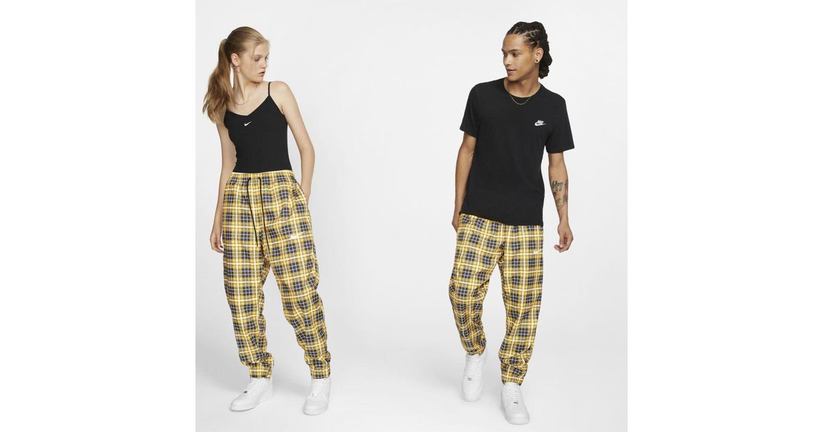 nike plaid pants