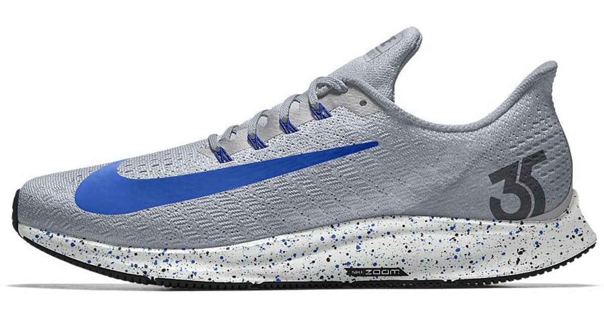 Nike Air Zoom Pegasus 35 Id Men's Running Shoe in Blue for Men - Lyst
