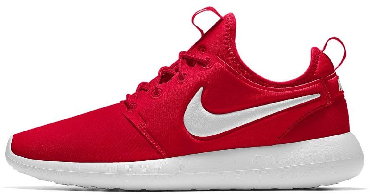 red nike shoes women