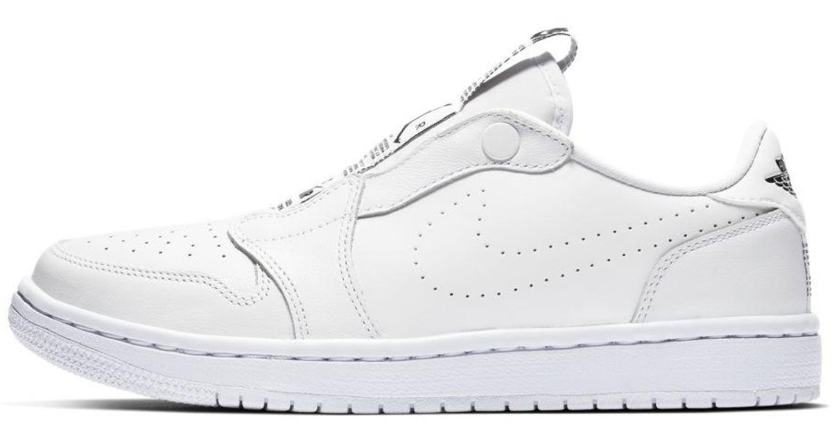 air jordan 1 retro low slip white