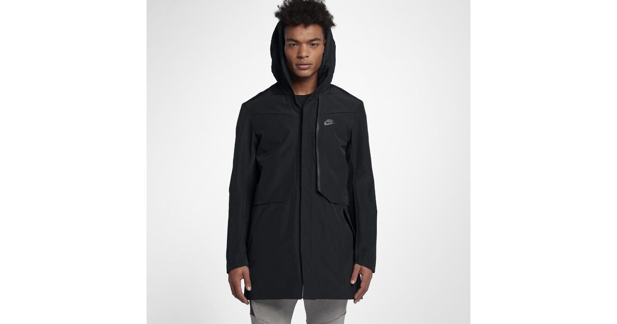 Nike Synthetic Nsw Tech Pack Hd Shield Men's Jacket In Black for Men | Lyst