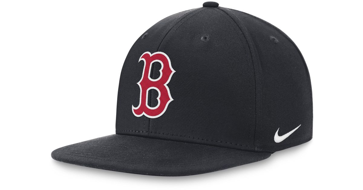 Nike Boston Red Sox Primetime Pro Drifit Mlb Adjustable Hat in Black